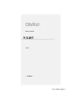 Preview for 103 page of Clarion NX405 Quick Start Manual & Installation Manual