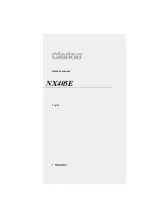 Preview for 62 page of Clarion NX405E Owner'S Manual