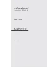 Clarion NX503E Owner'S Manual preview