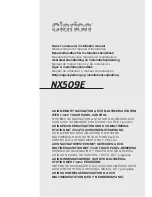 Preview for 1 page of Clarion NX509E Owner'S Manual & Installation Instructions