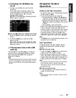 Preview for 47 page of Clarion NX509E Owner'S Manual & Installation Instructions