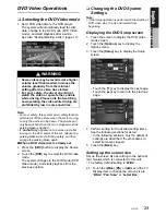 Preview for 25 page of Clarion NX700 Owner'S Manual & Installation Manual