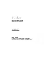 Clarion NX702 Installation Manual предпросмотр