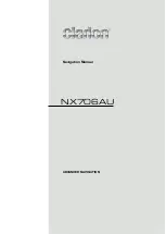 Preview for 1 page of Clarion NX706AU Navigation Manual