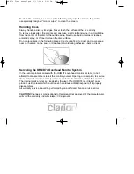 Preview for 7 page of Clarion OHMD74 Owners And Installation Manual