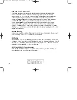 Preview for 18 page of Clarion OHMD74 Owners And Installation Manual