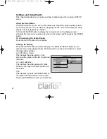 Preview for 22 page of Clarion OHMD74 Owners And Installation Manual