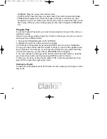 Preview for 28 page of Clarion OHMD74 Owners And Installation Manual