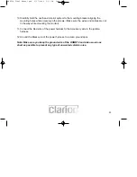 Preview for 33 page of Clarion OHMD74 Owners And Installation Manual