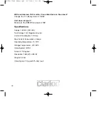 Preview for 40 page of Clarion OHMD74 Owners And Installation Manual