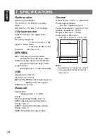 Предварительный просмотр 24 страницы Clarion PJ-4605 Owner'S Manual