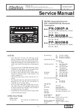 Clarion PN-3000P-A Service Manual предпросмотр