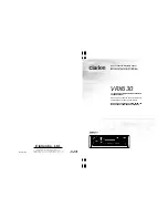 Preview for 1 page of Clarion pro audio vrx 630 Owners & Installation Manual