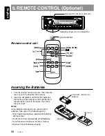 Предварительный просмотр 6 страницы Clarion ProAudio DXZ535 Owner'S Manual