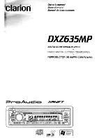 Preview for 1 page of Clarion ProAudio DXZ63SMP Owner'S Manual