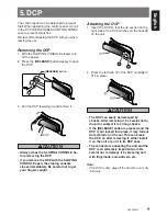 Предварительный просмотр 9 страницы Clarion ProAudio DXZ845MC Owner'S Manual