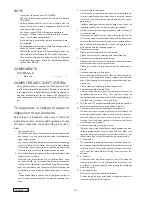 Предварительный просмотр 2 страницы Clarion PS-3025K-A Service Manual