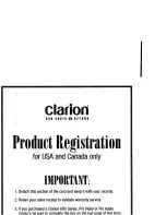 Preview for 5 page of Clarion PSWGMTK User Manual