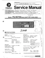 Preview for 1 page of Clarion PU-9079A Service Manual