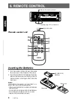 Предварительный просмотр 6 страницы Clarion RDX755Dz Owner'S Manual