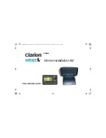 Предварительный просмотр 1 страницы Clarion SIRHM Home Installation Manual