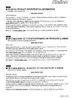 Preview for 2 page of Clarion SRQ1722S Installation/Wire Connection Manual