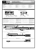 Preview for 1 page of Clarion SRV314 Installation/Wire Connection Manual