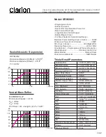 Clarion SRW3881 Product Manual preview