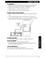 Предварительный просмотр 5 страницы Clarion TVS4091 Owner'S Manual