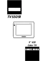 Clarion TVS5091 Owner'S Manual предпросмотр