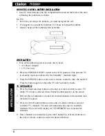 Preview for 6 page of Clarion TVS5091 Owner'S Manual