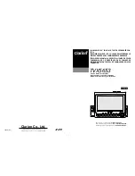 Preview for 1 page of Clarion TVX5653 Owner'S Manual And Installation