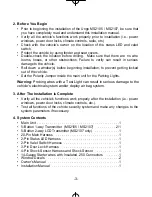 Preview for 3 page of Clarion UNGO MS2105 Installation Manual