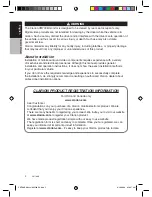 Preview for 2 page of Clarion VM700B Owner'S Manual & Installation Manual