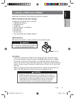 Preview for 13 page of Clarion VM700B Owner'S Manual & Installation Manual