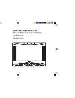 Clarion VMA 5894  VMA5894 VMA5894 Owner'S Installation Manual preview