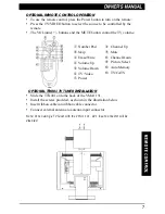 Предварительный просмотр 7 страницы Clarion VMA1131 Owner'S Manual