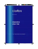 Preview for 1 page of Clarion VMA5096 Owner'S Manual