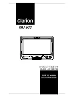 Предварительный просмотр 1 страницы Clarion VMA633 Owner'S Manual