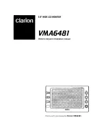 Clarion VMA6481 Owner'S Manual And Installation предпросмотр