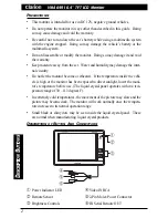 Предварительный просмотр 3 страницы Clarion VMA6491 Owner'S Manual & Installation Manual