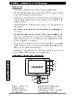 Preview for 3 page of Clarion VMA6492 Owner'S Manual & Installation Manual