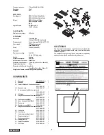 Предварительный просмотр 2 страницы Clarion VRX575USB Service Manual