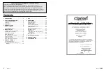 Предварительный просмотр 2 страницы Clarion VRX653R Owner'S Manual & Installation Manual