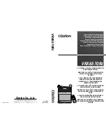 Preview for 1 page of Clarion VRX6570Rz Owner'S Manual & Installation Manual