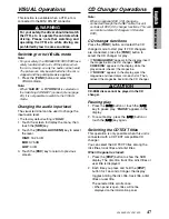 Preview for 43 page of Clarion VRX743R Owner'S Manual