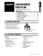 Preview for 63 page of Clarion VRX743R Owner'S Manual