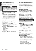 Preview for 42 page of Clarion VRX745VD Owner'S Manual & Installation Manual