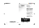 Preview for 1 page of Clarion VRX756VD Owner'S Manual & Installation Manual