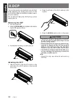 Preview for 10 page of Clarion VRX815 Owners & Installation Manual